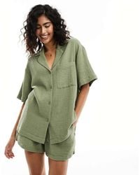 ASOS - Cheesecloth Shirt - Lyst