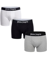Palm Angels - Pack Of 3 Fitted Boxer Shorts Pmuh001C99Fab0048484 - Lyst