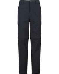 Mountain Warehouse - 'Delta' Cargo Zip-Off Trousers Quick Dry Convertible Hiking Pants Shorts Polyamide - Lyst
