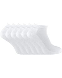 Sock Snob - 6 Pack Low Cut Bamboo Organic Cotton Trainer Socks - Lyst