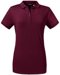 Russell - Ladies Tailored Stretch Polo - Lyst