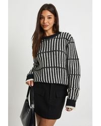 Boohoo - Soft Knit Stripe Jumper - Lyst
