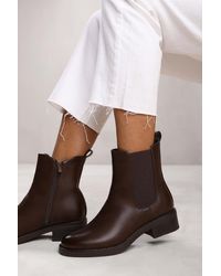 Where's That From - Wheres 'Serna' Ankle Boot With Elastic Panel And Side Zip - Lyst