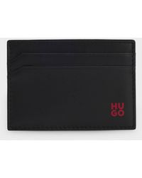 BOSS - Tibby With-Foil Stacked Logo Card Holder - Lyst