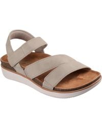 Skechers - Lifted Comfort Polyurethane Sandals Pu - Lyst