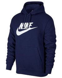 Nike - Hoodie Sportswear Club Fleece Graphic Pullover Sweat - Lyst