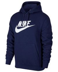 Nike - Hoodie Sportswear Club Fleece Graphic Pullover Sweat - Lyst