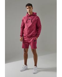 BoohooMAN - Active Hoodie & Short Tracksuit - Lyst