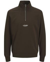 Jack & Jones - Sweatshirts 1/4 Zip High Neck Long Sleeve - Lyst