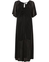 Noella - Weense Midi-jurk In Zwart - Lyst