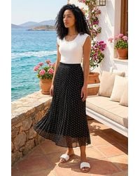 Roman - Polka Dot Maxi Skirt - Lyst
