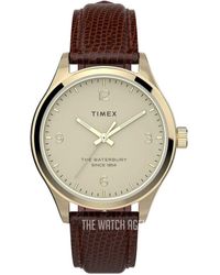 Timex - Waterbury Heritage Watch Tw2U97800 Leather (Archived) - Lyst