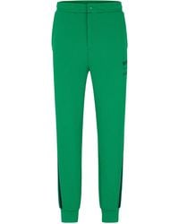 BOSS - Hover Solid Patterned Slim Joggers - Lyst