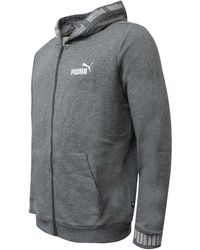 PUMA - Amplified Hooded Jacket Casual Track Top 844792 03 Textile - Lyst