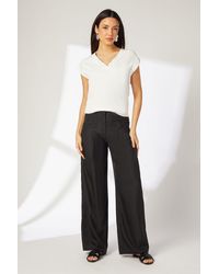 PRINCIPLES - Pocket Detail Wide Leg Trouser - Lyst
