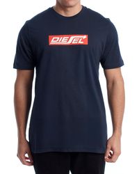 DIESEL - Short Sleeve Cotton T-Shirt A18996_Rpati - Lyst