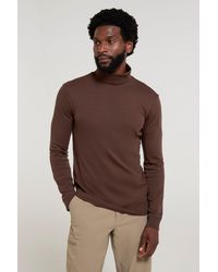 Mountain Warehouse - 'Meribel' Thermal Baselayer Top Combed Cotton Quick Drying Long Sleeve Sweater - Lyst
