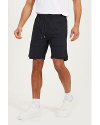 Brave Soul - Cotton Utility Elasticated Waist Shorts - Lyst