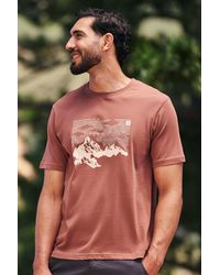Mountain Warehouse - 'Mountain Sketch' Graphic T-Shirt Breathable Everyday Tee Cotton - Lyst