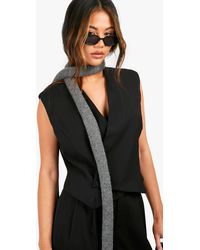 Boohoo - Asymmetric Button Front Waistcoat - Lyst