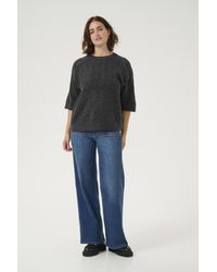 Kaffe - Pullover Loose Fit Dark - Lyst