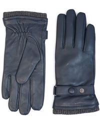 Infinity Leather - Italian Warm Wool Lining Winter Bike Riding Driving Casual Gloves - Lyst
