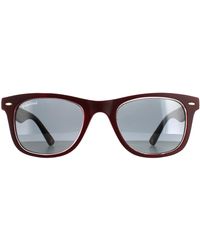 Montana - Square Burgund Rubbertouch Grau Polarisiert Mp41 Sonnenbrille - Lyst