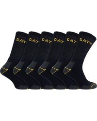 Caterpillar - 6 Pack Heavy Duty Work Socks For Steel Toe Boots - Lyst
