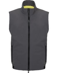 BOSS - Solid Patterned Regular Fit Vest - Lyst
