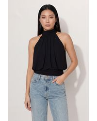 MissPap - Premium Chiffon Scarf Neck Top - Lyst