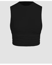 Hiccup - Solid Ruched-Detail Blouse - Lyst