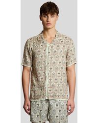 Lyle & Scott - Short Sleeve Botanical Graphic Shirt - Lyst