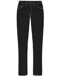 Armani - Emporio J85 Regular Fit Strakke Pijpen Dames Jeans - Lyst