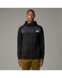 The North Face - Reaxion Fleece Full-Zip Hoodie Tnf-Asphalt - Lyst