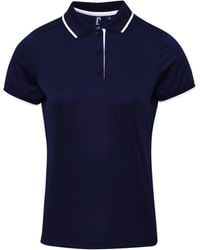 PREMIER - Ladies Contrast Coolchecker Polo Shirt - Lyst