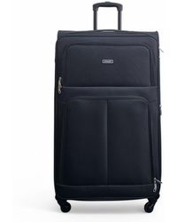 Infinity Leather - Uitbreidbare Extra Grote Zachte Koffer Met 4 Wielen - Lyst