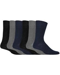 IOMI - 6 Pack Non Elastic Diabetic Socks With Hand Linked Toe Seams - Lyst