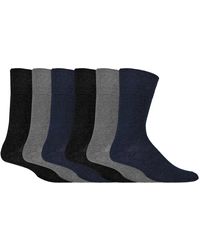 IOMI - 6 Pack Non Elastic Diabetic Socks With Hand Linked Toe Seams - Lyst