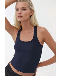 Busem - Fitted U Collar Knitted Tank Top - Lyst