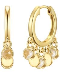Glanzstücke München - Hoop Earring Sterling Moonstone - Lyst