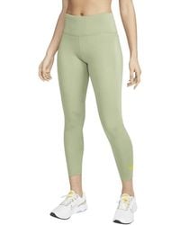 Nike - Dri-Fit 7/8 Mid Rise Oil Running Leggings - Lyst