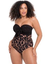 Curvy Kate - Wrapsody Bandeau Swimsuit - Lyst