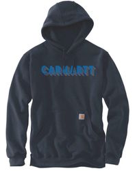 Carhartt - Midweight Logo Graphic Sweatshirt Hoodie - Lyst