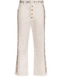 Rabanne - Cropped Flared Jeans - Lyst