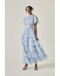 James Lakeland - Tiered Ruffle Midi Dress - Lyst
