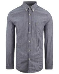 Lacoste - Oxford Regular Fit Shirt Cotton - Lyst