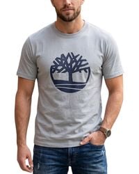 Timberland - T Shirts Kennebec River Tree Logo Crew Neck Pullover Summer Top - Lyst