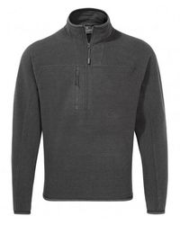 Craghoppers - Expert Active Marl Half Zip Fleece Top (Carbon) - Lyst