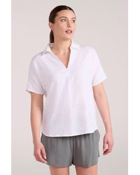 Mountain Warehouse - 'Breeze Ii' Linen Shirt Pull On Breathable Outdoors Top - Lyst