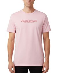 Weekend Offender - T Shirts Steinbeck Crew Neck Short Sleeve Cotton Summer - Lyst